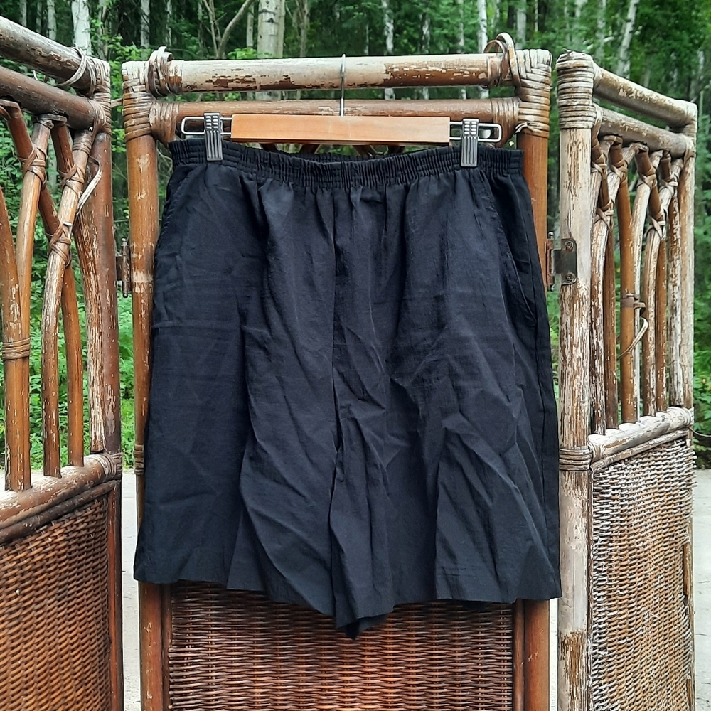 Black Vintage 80s Shorts